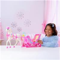Nutcracker Land of Sweets Horse & Sled with Colourful Scented Hair & Accessories