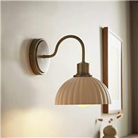 ValueLights Bourton Metal Wall Light - Cream