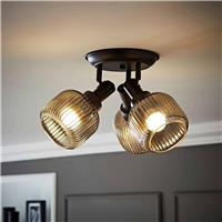 ValueLights Calpe Metal 3-Light Spotlight - Black