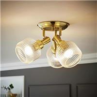 ValueLights Calpe Metal 3-Light Spotlight - Gold