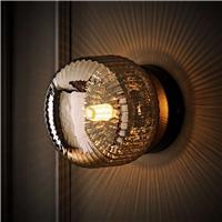 ValueLights Calpe Metal Wall Light - Black