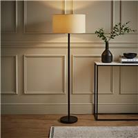 ValueLights Charlie Metal Statement Floor Lamp - Black