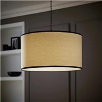 ValueLights Eva Natural Linen Easy Fit Lampshade - 45cm