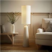 ValueLights Grayson Ceramic Statement Floor Lamp - Grey