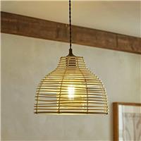 ValueLights Lobster Cream Basket Easy Fit Lampshade - 31cm