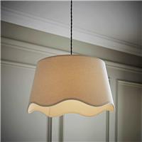 ValueLights Mabel Natural Linen Easy Fit Lampshade - 45cm