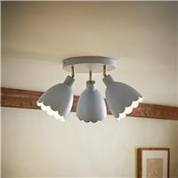 ValueLights Millie Metal 3-Light Spotlight - Soft Blue