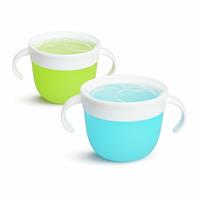 Munckin Green & Blue Snack Catcher - Pack of 2