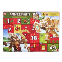 Minecraft Advent Calendar with Action Figures & 15 Accessories
