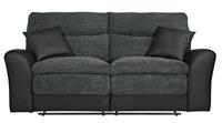 Argos Home Harry Fabric 3 Seater Recliner Sofa - Charcoal