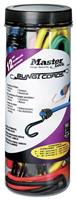 Master Lock 12 Piece Bungee Cord Set 4x60cm, 4x80cm, 4x100cm