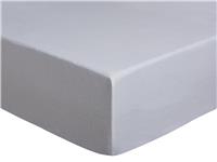 Habitat Soft and Cosy Brushed Cotton White Fitted Sheet - KS