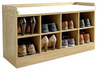 Kempton Shoe Bench - Oak