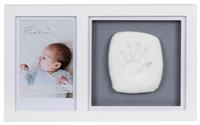 Bambino White Photo Frame & Hand Mould