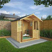 Mercia Wooden Traditional Summerhouse - 7 x 7ft