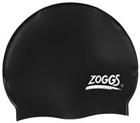 Zoggs Easy Fit Silicone Swimming Cap - Black