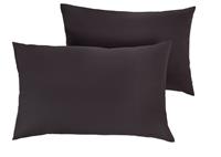 Habitat Cotton Rich 180 TC Standard Pillowcase Pair - Black