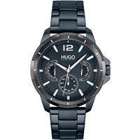 HUGO Sport Men's Blue Stainless Steel Bracelet Watch