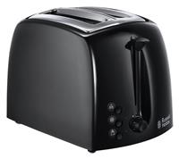 Russell Hobbs Textures 2 Slice Black Plastic Toaster 21641