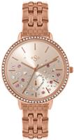 Spirit Ladies Stone Set Rose Gold Colour Bracelet Watch