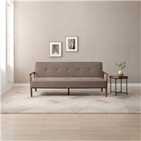 Kyoto Bentley Small Double Fabric Sofa Bed - Taupe