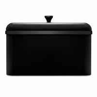 Tower Sera Carbon Steel Bread Bin - Black