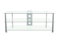 AVF Up To 65 Inch Glass TV Stand - Clear