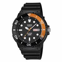Casio Diver Rotating Bezel Black Strap Watch