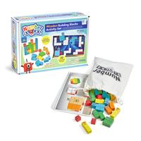 NumberBlocks 39 Pieces Wooden Building Blocks Set