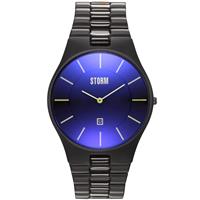 STORM Slim-X XL Men's Black Stainless Steel Bracelet Watch