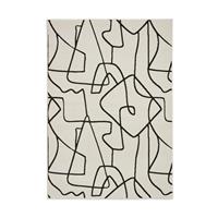 Argos Home Monochrome Black Jute Rug - 160x230cm