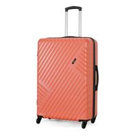Rock Santiago 4 Wheel Hard Suitcase - Large, Coral