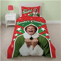 Elf Kids Red & Green Bedding Set - Single