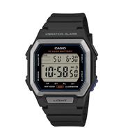 Casio Square Dial Black Strap Digital Watch