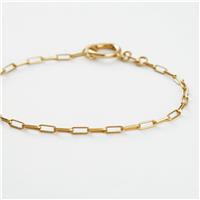 Revere Gold Plated 925 Sterling Silver Charm Link Bracelet