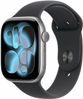 Apple Watch Series 11 GPS 46mm Black Sport Band - S/M
