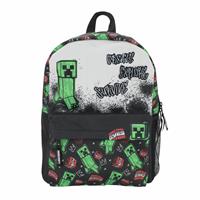 Minecraft Creeper 12L Backpack - Black & Green