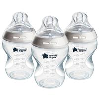 Tommee Tippee Natural Start 260ml Baby Bottles - Pack of 3