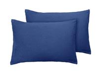 Argos Home Fleece Pillowcase Pair - Navy