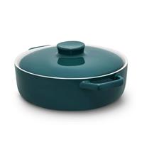 Barbary and Oak Nattura Teal Stoneware 23.5cm Casserole Dish