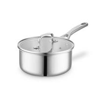 Surlatable 16cm Triply Stainless Steel Saucepan with Lid