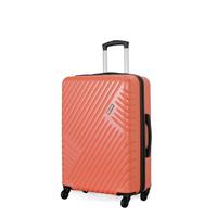 Rock Santiago 4 Wheel Hard Suitcase - Medium, Coral