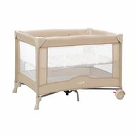 Cuggl Folding Travel Cot With Bassinet - Beige