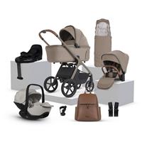 Silver Cross Cove 2 360 Car Seat Bundle - Champagne & Natural Taupe