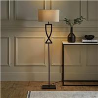ValueLights Katniss Metal Statement Floor Lamp - Black