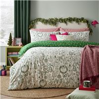 furn Merry Christmas White Bedding Set - Double