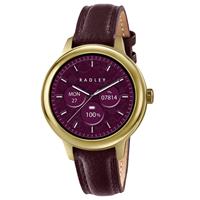 Radley Series 59 Dark Cherry Leather Strap Smart Watch