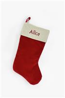 Babyblooms Personalised Christmas Stocking Gift Set - Red