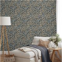 Arthouse Acorn Trail Navy Wallpaper