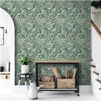 Arthouse Graphic Tropical Leaf Green Wallpaper